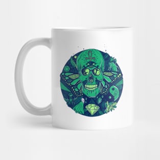 Ngreen Skull Circle of Humanity Mug